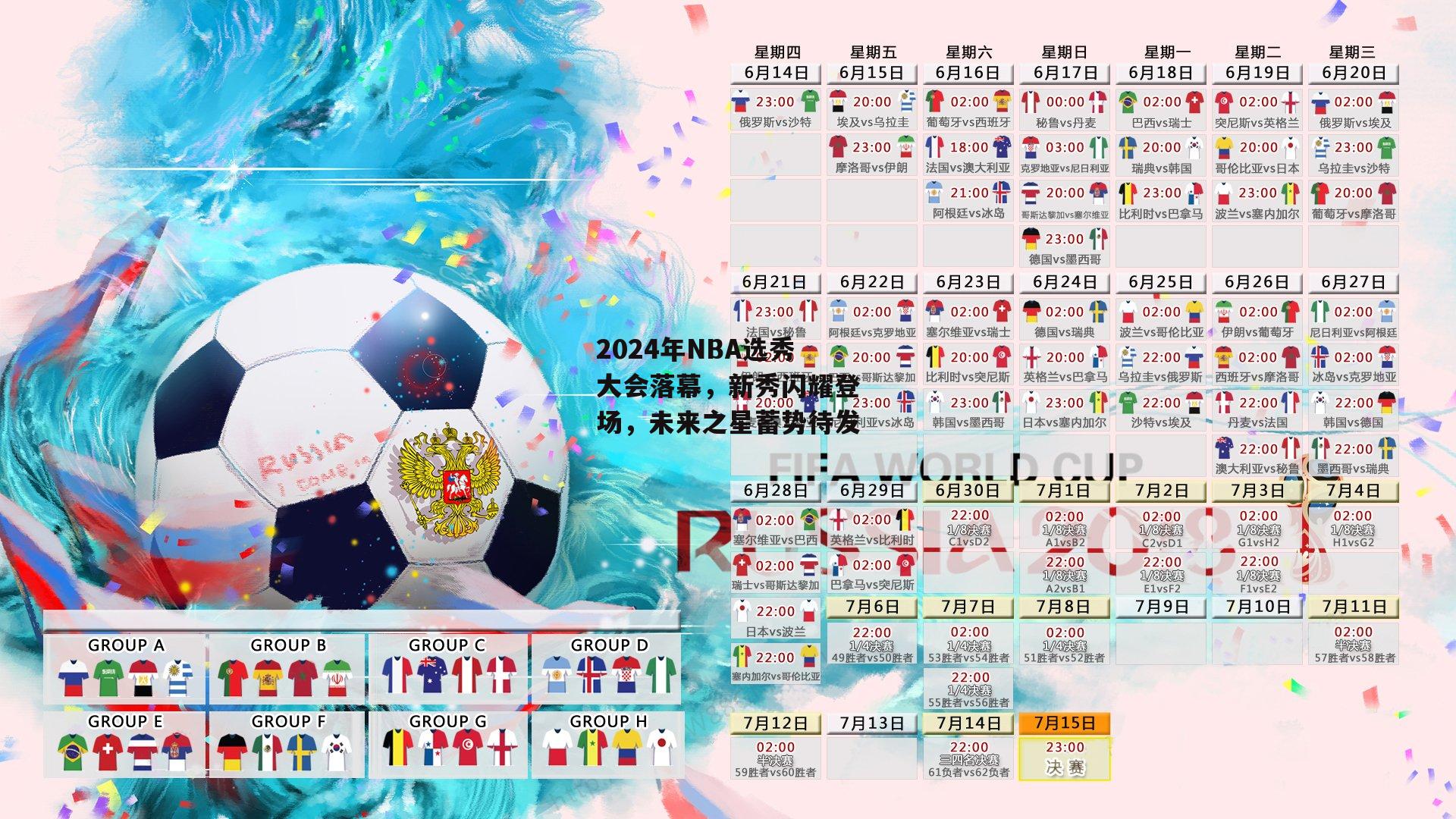 2024年NBA选秀大会落幕,新秀闪耀登场,未来之星蓄势待发